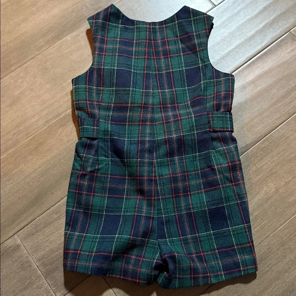 Imp Originals Vintage Plaid Wool Romper SZ 3T